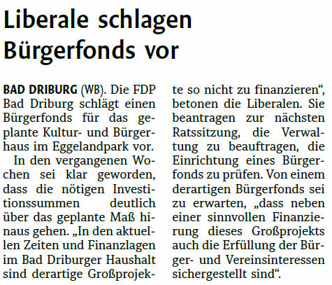 052121 OV BD BuergerfondWB