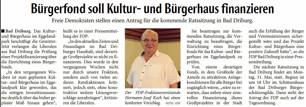 052921 OV BD BuergerfondNW