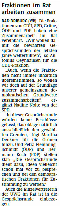 113020 OV BD ZusammenarbeitWB