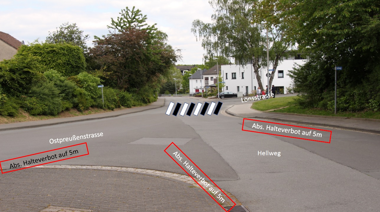 Übergang Hellweg Ostpreußenstraße